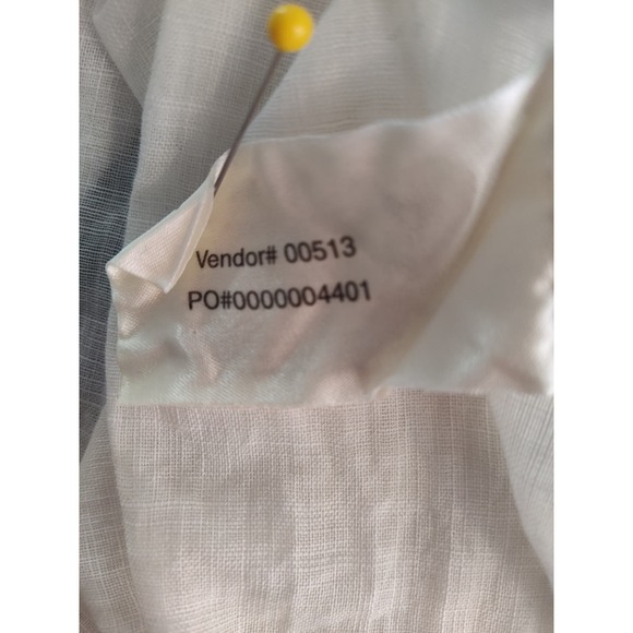 Club Monaco sheer cotton long sleeve popover tunic blouse minimalist S - Picture 10 of 10